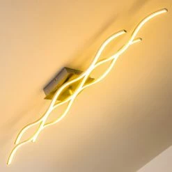 Hofstein Coquitlam Deckenleuchte LED Nickel-Matt, 1-flammig -LED Leuchten Verkäufe coquitlam deckenleuchte h3008287 10