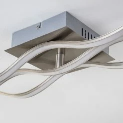 Hofstein Coquitlam Deckenleuchte LED Nickel-Matt, 1-flammig -LED Leuchten Verkäufe coquitlam deckenleuchte h3008287 6