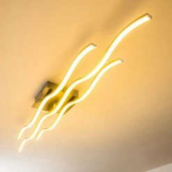 Hofstein Coquitlam Deckenleuchte LED Nickel-Matt, 1-flammig -LED Leuchten Verkäufe coquitlam deckenleuchte h3008287 8