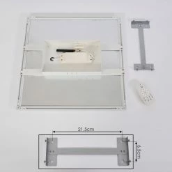 Hofstein Cor LED Panel Weiß, 1-flammig, Fernbedienung 15 Hofstein Cor LED Panel Weiß, 1-flammig, Fernbedienung -LED Leuchten Verkäufe cor led panel h3381328 4