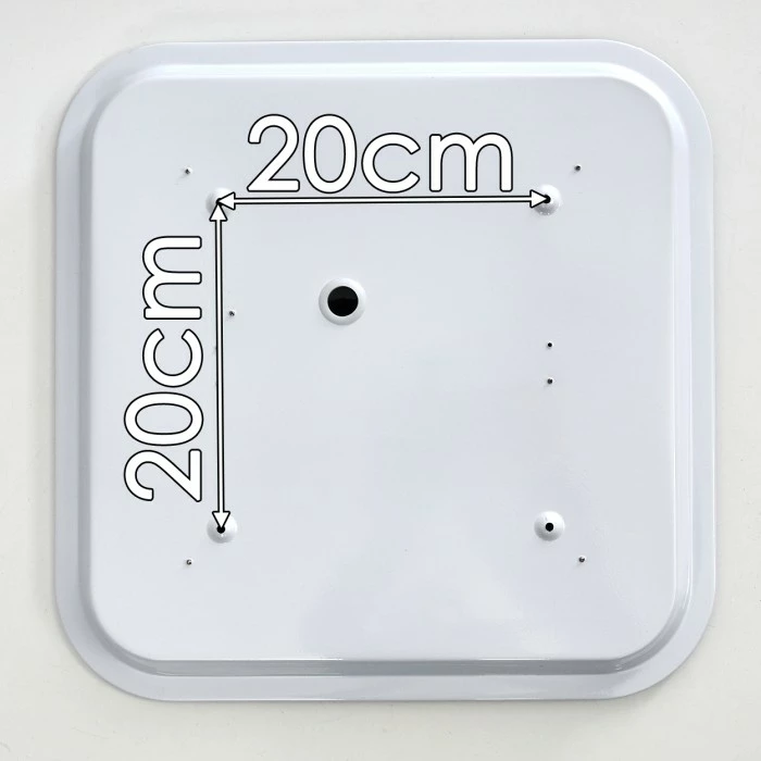 Hofstein Corinth Deckenpanel LED Silber, 1-flammig, Fernbedienung 11 Hofstein Corinth Deckenpanel LED Silber, 1-flammig, Fernbedienung – Bild 11