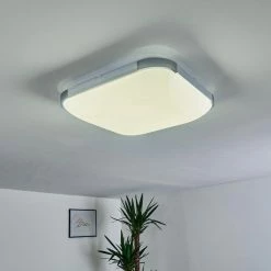 Hofstein Corinth Deckenpanel LED Silber, 1-flammig, Fernbedienung 33 Hofstein Corinth Deckenpanel LED Silber, 1-flammig, Fernbedienung -LED Leuchten Verkäufe corinth deckenpanel h3333389 12