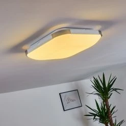 Hofstein Corinth Deckenpanel LED Silber, 1-flammig, Fernbedienung 37 Hofstein Corinth Deckenpanel LED Silber, 1-flammig, Fernbedienung -LED Leuchten Verkäufe corinth deckenpanel h3333389 16