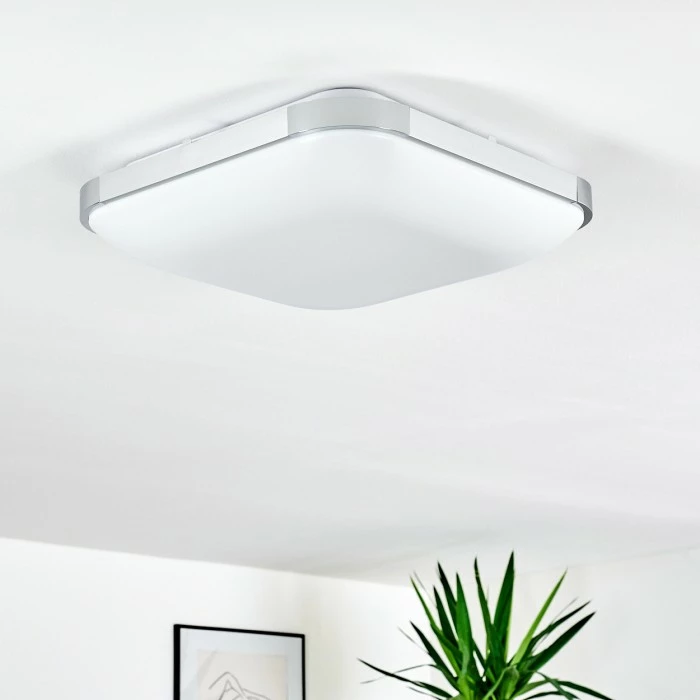 Hofstein Corinth Deckenpanel LED Silber, 1-flammig, Fernbedienung 5 Hofstein Corinth Deckenpanel LED Silber, 1-flammig, Fernbedienung – Bild 5