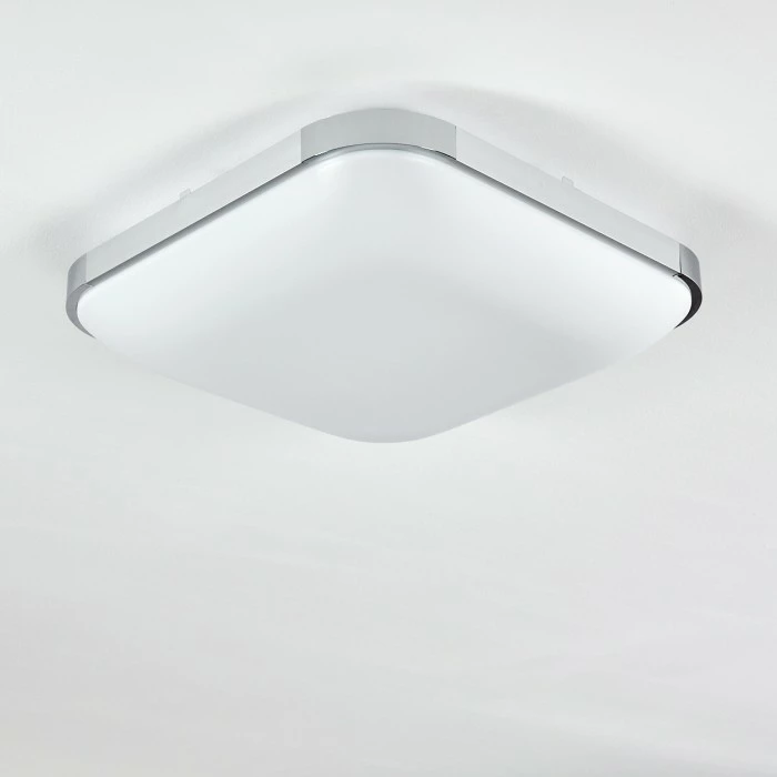 Hofstein Corinth Deckenpanel LED Silber, 1-flammig, Fernbedienung 7 Hofstein Corinth Deckenpanel LED Silber, 1-flammig, Fernbedienung – Bild 7