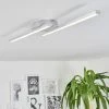 Hofstein Correas Deckenleuchte LED Aluminium, 2-flammig