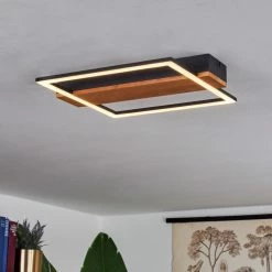 Hofstein Courceaux Deckenleuchte LED Schwarz, Naturfarben, 1-flammig -LED Leuchten Verkäufe courceaux deckenleuchte h3650677 7