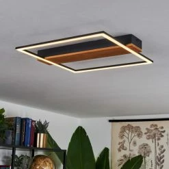 Hofstein Courceaux Deckenleuchte LED Schwarz, Naturfarben, 1-flammig -LED Leuchten Verkäufe courceaux deckenleuchte h3652992 10