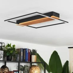 Hofstein Courceaux Deckenleuchte LED Schwarz, Naturfarben, 1-flammig -LED Leuchten Verkäufe courceaux deckenleuchte h3652992 11