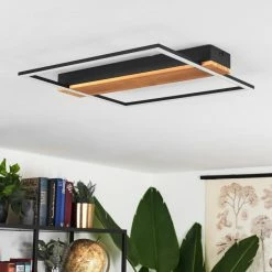 Hofstein Courceaux Deckenleuchte LED Schwarz, Naturfarben, 1-flammig -LED Leuchten Verkäufe courceaux deckenleuchte h3652992 4