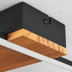 Hofstein Courceaux Deckenleuchte LED Schwarz, Naturfarben, 1-flammig -LED Leuchten Verkäufe courceaux deckenleuchte h3652992 5