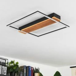 Hofstein Courceaux Deckenleuchte LED Schwarz, Naturfarben, 1-flammig -LED Leuchten Verkäufe courceaux deckenleuchte h3652992 9