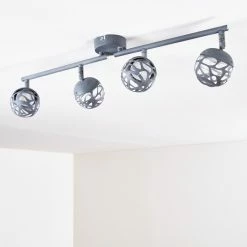 Hofstein Covane Deckenleuchte LED Blau, Grau, 4-flammig -LED Leuchten Verkäufe covane deckenleuchte h3165546 do1 16