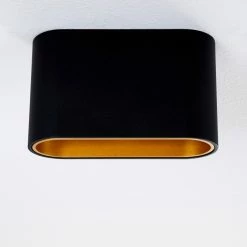 Hofstein Dalarna Deckenleuchte LED Schwarz-Gold, 1-flammig -LED Leuchten Verkäufe dalarna deckenleuchte h3311431 10