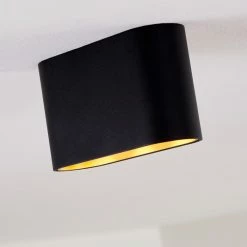 Hofstein Dalarna Deckenleuchte LED Schwarz-Gold, 1-flammig -LED Leuchten Verkäufe dalarna deckenleuchte h3311431 7