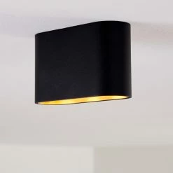 Hofstein Dalarna Deckenleuchte LED Schwarz-Gold, 1-flammig -LED Leuchten Verkäufe dalarna deckenleuchte h3311431 9