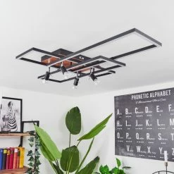 Hofstein Deadwood Deckenleuchte LED Braun, Holzoptik, 6-flammig -LED Leuchten Verkäufe deadwood deckenleuchte h3570388 11