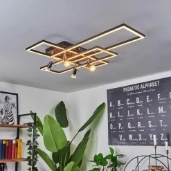 Hofstein Deadwood Deckenleuchte LED Braun, Holzoptik, 6-flammig -LED Leuchten Verkäufe deadwood deckenleuchte h3570388 6