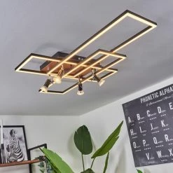 Hofstein Deadwood Deckenleuchte LED Braun, Holzoptik, 6-flammig -LED Leuchten Verkäufe deadwood deckenleuchte h3570388 8