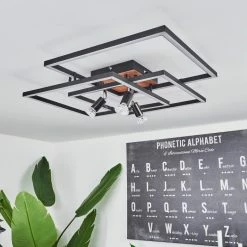 Hofstein Deadwood Deckenleuchte LED Braun, Holzoptik, 4-flammig -LED Leuchten Verkäufe deadwood deckenleuchte h3570418 11