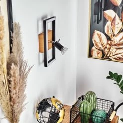 Hofstein Deadwood Wandleuchte LED Chrom, Braun, Holzoptik, 2-flammig -LED Leuchten Verkäufe deadwood wandleuchte h3542606 10