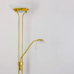 Hofstein Deckenfluter Biot LED Messing, 2-flammig -LED Leuchten Verkäufe deckenfluter biot h165608 6