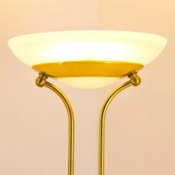 Hofstein Deckenfluter Biot LED Messing, 2-flammig -LED Leuchten Verkäufe deckenfluter biot h165608 9