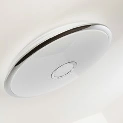 Hofstein Deckenleuchte Alar LED Chrom, Weiß, 1-flammig, Fernbedienung -LED Leuchten Verkäufe deckenleuchte alar h3006719 k 2