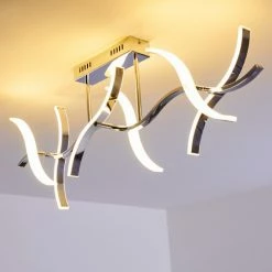 Hofstein Deckenleuchte Andria LED Chrom, 6-flammig -LED Leuchten Verkäufe deckenleuchte andria h167862 11