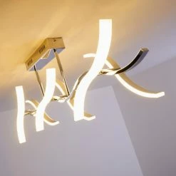 Hofstein Deckenleuchte Andria LED Chrom, 6-flammig -LED Leuchten Verkäufe deckenleuchte andria h167862 12