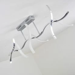 Hofstein Deckenleuchte Andria LED Chrom, 6-flammig -LED Leuchten Verkäufe deckenleuchte andria h167862 27