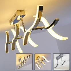 Hofstein Deckenleuchte Andria LED Chrom, 6-flammig -LED Leuchten Verkäufe deckenleuchte andria h167862 33