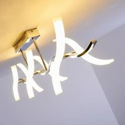 Hofstein Deckenleuchte Andria LED Chrom, 6-flammig -LED Leuchten Verkäufe deckenleuchte andria h167862 6