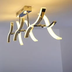 Hofstein Deckenleuchte Andria LED Chrom, 6-flammig -LED Leuchten Verkäufe deckenleuchte andria h167862 7