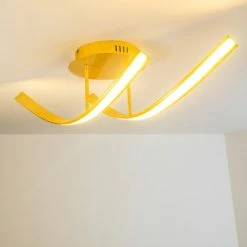 Hofstein Deckenleuchte Aranu LED Gold, 2-flammig -LED Leuchten Verkäufe deckenleuchte aranu h3007686 13