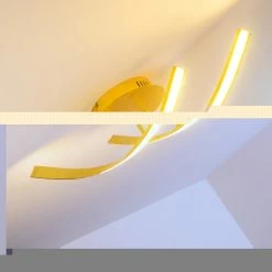 Hofstein Deckenleuchte Aranu LED Gold, 2-flammig -LED Leuchten Verkäufe deckenleuchte aranu h3007686 8