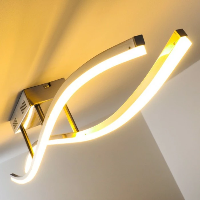 Hofstein Deckenleuchte Atina LED Nickel-Matt, 1-flammig 1 Hofstein Deckenleuchte Atina LED Nickel-Matt, 1-flammig