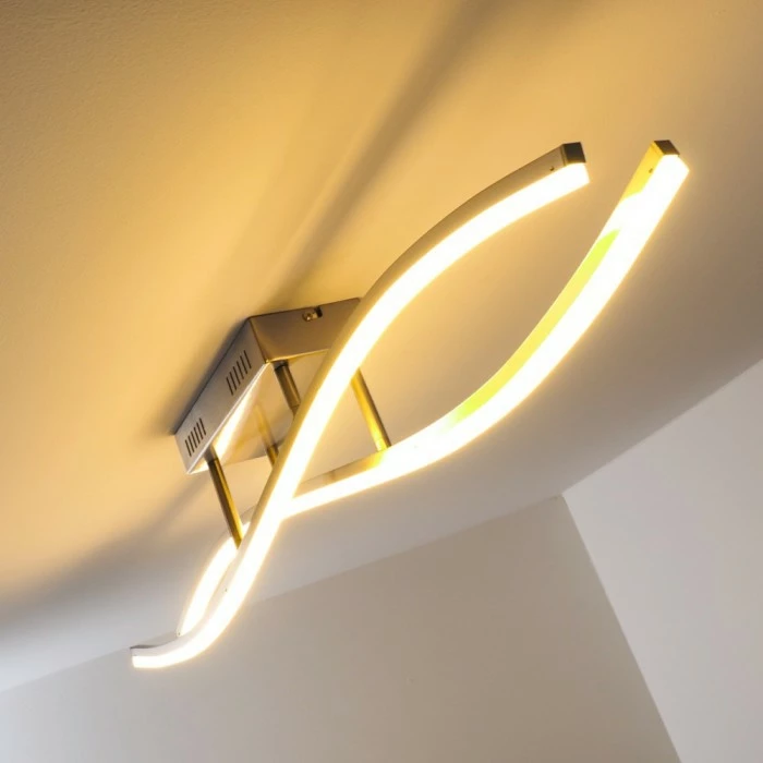 Hofstein Deckenleuchte Atina LED Nickel-Matt, 1-flammig 15 Hofstein Deckenleuchte Atina LED Nickel-Matt, 1-flammig – Bild 15