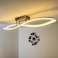 Hofstein Deckenleuchte Atina LED Nickel-Matt, 1-flammig 32 Hofstein Deckenleuchte Atina LED Nickel-Matt, 1-flammig -LED Leuchten Verkäufe deckenleuchte atina h167978 15