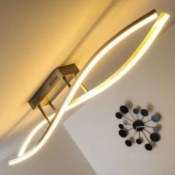 Hofstein Deckenleuchte Atina LED Nickel-Matt, 1-flammig 33 Hofstein Deckenleuchte Atina LED Nickel-Matt, 1-flammig -LED Leuchten Verkäufe deckenleuchte atina h167978 16