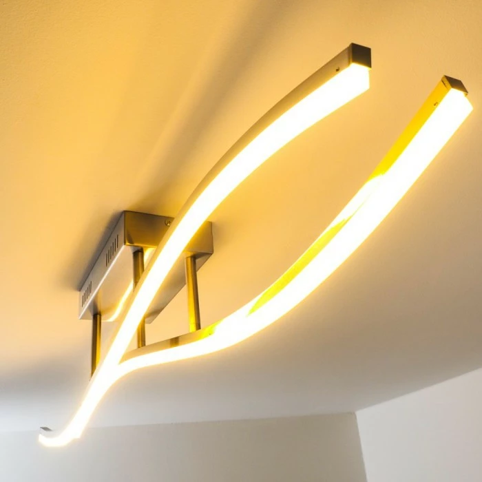 Hofstein Deckenleuchte Atina LED Nickel-Matt, 1-flammig 10 Hofstein Deckenleuchte Atina LED Nickel-Matt, 1-flammig – Bild 10