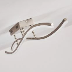 Hofstein Deckenleuchte Atina LED Nickel-Matt, 1-flammig -LED Leuchten Verkäufe deckenleuchte atina h167978 do1 10