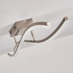 Hofstein Deckenleuchte Atina LED Nickel-Matt, 1-flammig -LED Leuchten Verkäufe deckenleuchte atina h167978 do1 18