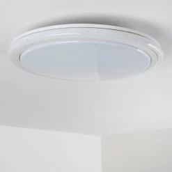 Hofstein Deckenleuchte Bermeo LED Weiß, 2-flammig, Fernbedienung, Farbwechsler 94 Hofstein Deckenleuchte Bermeo LED Weiß, 2-flammig, Fernbedienung, Farbwechsler -LED Leuchten Verkäufe deckenleuchte bermeo h3003985 44