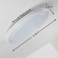 Hofstein Deckenleuchte Bermeo LED Weiß, 2-flammig, Fernbedienung, Farbwechsler 55 Hofstein Deckenleuchte Bermeo LED Weiß, 2-flammig, Fernbedienung, Farbwechsler -LED Leuchten Verkäufe deckenleuchte bermeo h3003985 5