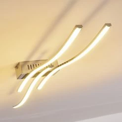 Hofstein Deckenleuchte Birches LED Nickel-Matt, Chrom, 3-flammig -LED Leuchten Verkäufe deckenleuchte birches h3006382 10