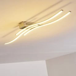 Hofstein Deckenleuchte Birches LED Nickel-Matt, Chrom, 3-flammig -LED Leuchten Verkäufe deckenleuchte birches h3006382 4