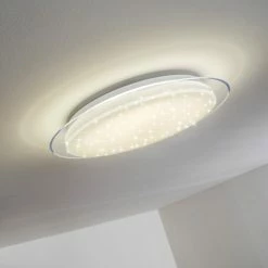 Hofstein Deckenleuchte Bleik LED Weiß, 1-flammig, Fernbedienung -LED Leuchten Verkäufe deckenleuchte bleik h3021217 do2 15