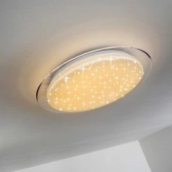 Hofstein Deckenleuchte Bleik LED Weiß, 1-flammig, Fernbedienung -LED Leuchten Verkäufe deckenleuchte bleik h3021217 do2 9