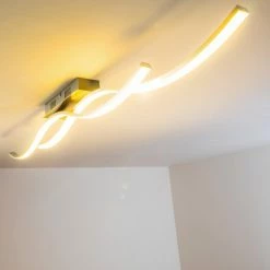 Hofstein Deckenleuchte Brindisi LED Stahl gebürstet, 1-flammig -LED Leuchten Verkäufe deckenleuchte brindisi h168500 14